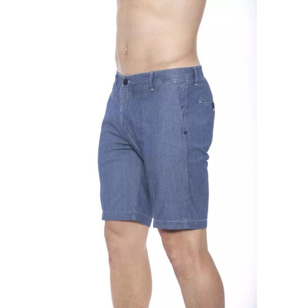 Armata Di Mare Blue Cotton Men's Shorts - Picture 2 of 3